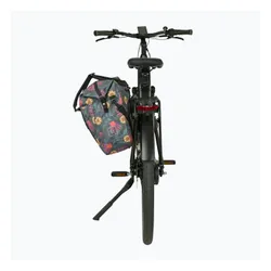 Torba rowerowa na bagażnik FastRider Nyla Shopper Single Bike Bag Trend Click'nGo 20 l lola flower