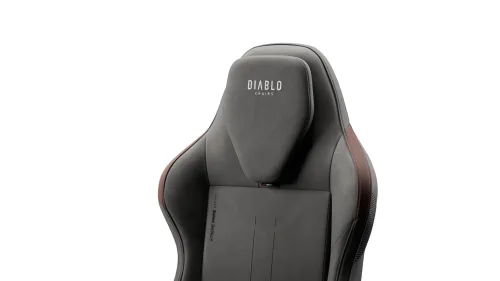 Fotel Diablo Chairs X.One Prime Normal Size Stone Gray Gamingowy Do 140kg Tkanina Ciemnoszary