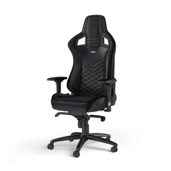 Fotel Noblechairs EPIC Black Gold Gamingowy do 120kg Skóra ECO Czarno-złoty