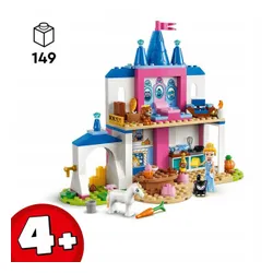LEGO Disney 43283 Zamek Kopciuszka i jej zwierzęcych przyjaciół