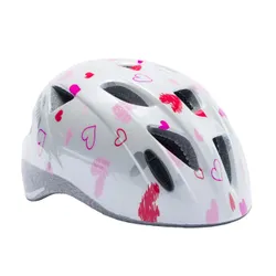 Kask rowerowy dziecięcy Alpina Ximo white hearts