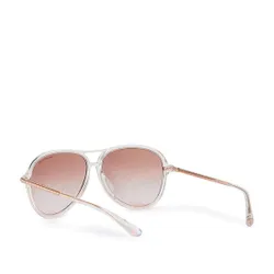 Okulary przeciwsłoneczne Michael Kors Breckendrige 0MK2176U Clear Transparent/Rose Gold Gradient Mirror - Rozmiar (EU) 58