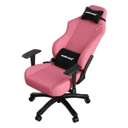 Fotel Anda Seat Luna L Pink Fabric Gamingowy do 100kg Tkanina Różowy