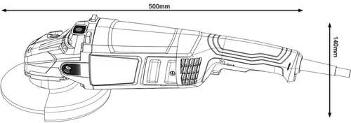 Szlifierka kątowa 180mm Bosch GWS 2200