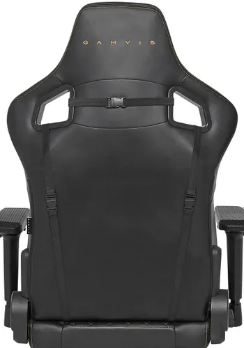 Fotel GAMVIS Elite 2.0 Pro XL Czarny (złote elementy)
