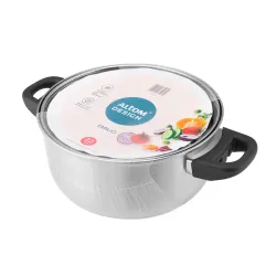 Garnek ze stali nierdzewnej z pokrywką EMILIO 3,2 l