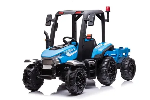 Duży Traktor Na Akumulator Dla Dziecka Blt-206 Przyczepa 24V 2X200W Pilot LED Eva Pasy Bluetooth