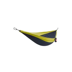 Hamak Grand Trunk Double Deluxe Parachute Nylon with Straps - collegiate navy/chartreuse