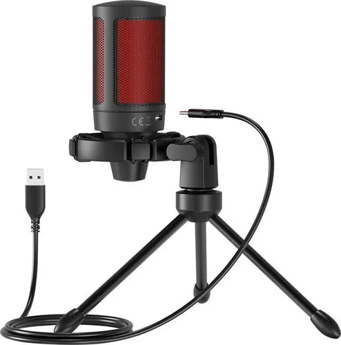 Savio SAVİO oyun Mikrofonu, SONAR PRO 01 ışıklı tripod, USB, darbeye dayanıklı sepet