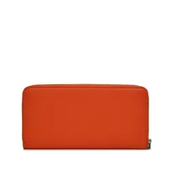 Большой женский кошелек Calvin Klein Gracie Wallet с ремешком Lg K60k611388 Flame SA3