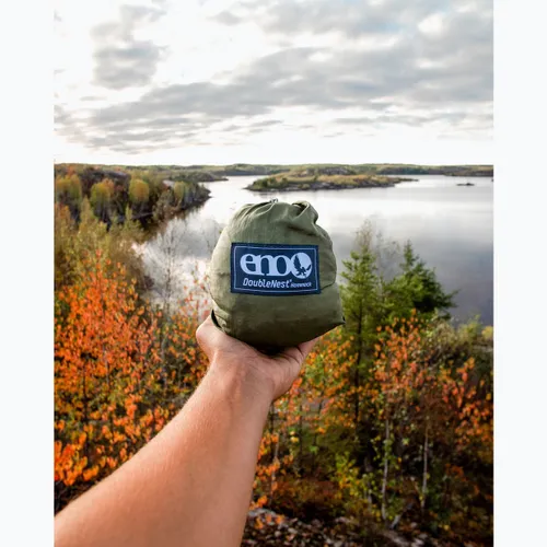Hamak turystyczny ENO DoubleNest olive/melon