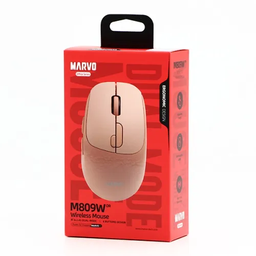 Myszka Marvo M809W Beżowy