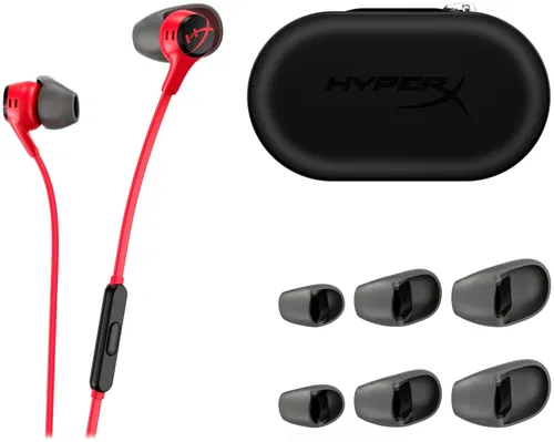 HyperX Cloud Earbuds II czerwony