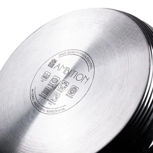 AMBITION Berry 1,1 l - garnek ze stali nierdzewnej z pokrywką