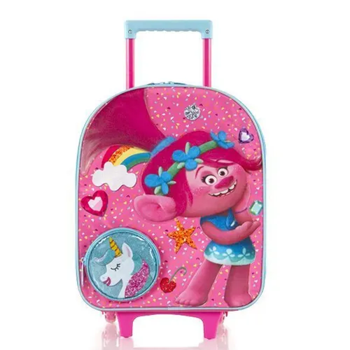 Чемодан для девочек Heys DreamWorks Softside Luggage-тролли / Единорог