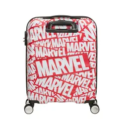 Walizka kabinowa American Tourister Wavebreaker - Marvel logo