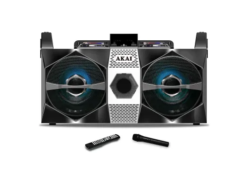 Power Audio AKAI DJ-S1HB 120W Mikrofon Czarny