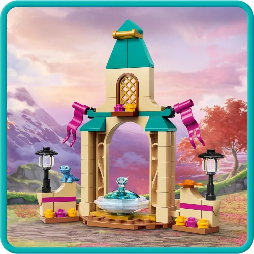 LEGO 43198 Disney Dziedziniec zamku Anny