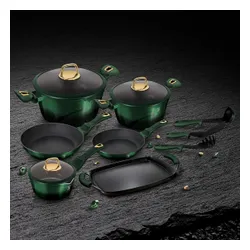 Zestaw garnków BERLINGER HAUS Emerald Collection BH/6066 (12 elementów)