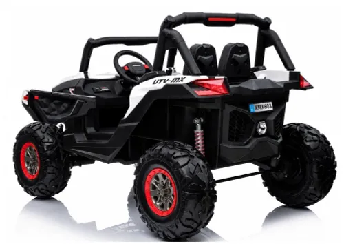 Auto Na Akumulator Dla 2 Dzieci Jeep Xmx603 Mp4 Buggy 4X4 Pilot Skóra Eva LED