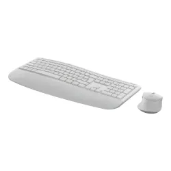 Zestaw klawiatura i mysz Logitech Signature Comfort Plus MK880 bezprzewodowy biały