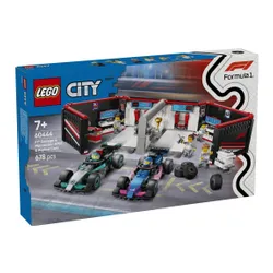 LEGO City 60444 F1 Garaż i bolidy Mercedes-AMG i Alpine