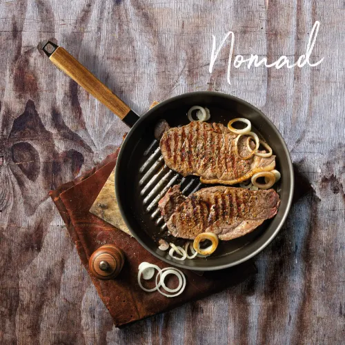 BEKA Nomad 28 cm - patelnia grillowa ze stali węglowej