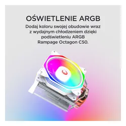 Chłodzenie CPU RAMPAGE Octagon C50 ARGB