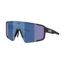 Okulary przeciwsłoneczne Bliz P003 Small matte black/grey blue mirror