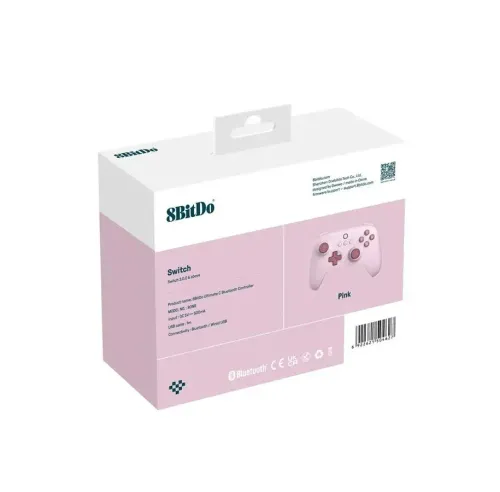 Pad 8BitDo Ultimate C Bluetooth Pink do Nintendo Switch Różowy