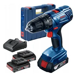 Bosch GSB 180-LI 18V Akülü Matkap 2 x Akülü Matkap 2 Ah (06019F8307)