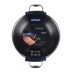 Patelnia wok stalowa nieprzywierająca COOKCELL 28 cm