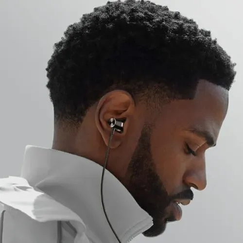 Słuchawki przewodowe USAMS EP-42 jack 3,5 mm Dokanałowe Mikrofon Czarny