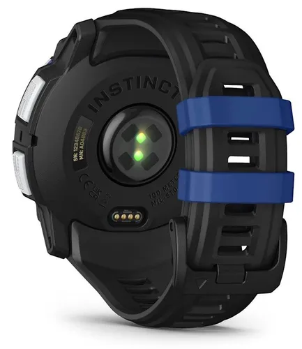 Smartwatch GARMIN Instinct 3 50mm Solar Biały + pasek czarno-niebieski