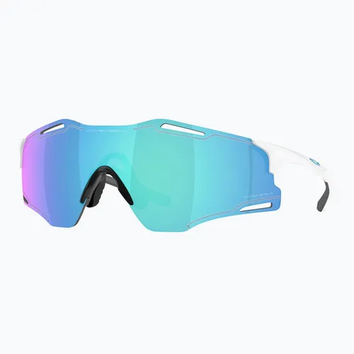 Okulary przeciwsłoneczne Oakley Cybr Zero polished white/prizm sapphire