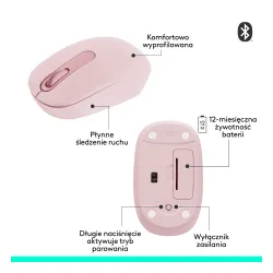 Myszka Logitech M196 Różowy