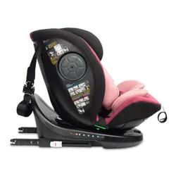 Автокресло Caretero Mokki I-Size, 40-150 cm, 0-36 kg, черно-розовый