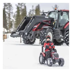 Falk Traktor Na Pedały Valtra S4 Bordowy Z Przyczepą 3-7 Lat