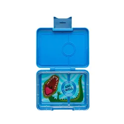 Śniadaniówka / lunchbox dziecięcy Yumbox Snack - surf blue / dinosaur
