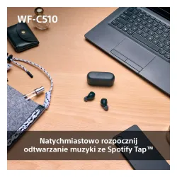 Słuchawki bezprzewodowe Sony WF-C510 Dokanałowe Bluetooth 5.3 Żółty