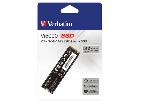 Dysk Verbatim Vi5000 512GB PCIe Gen4 x4