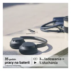 Słuchawki bezprzewodowe Sony WH-CH720N Nauszne Bluetooth 5.2 Czarny