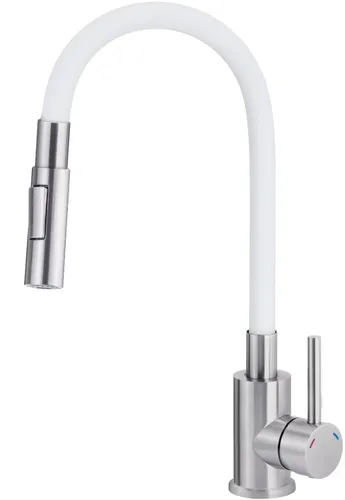 Bateria DEANTE Luno BOC W740 Biały/Stal