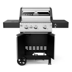 Grill gazowy KOLER Krone Compact Srebrny 15.5 kW 60 x 46 cm