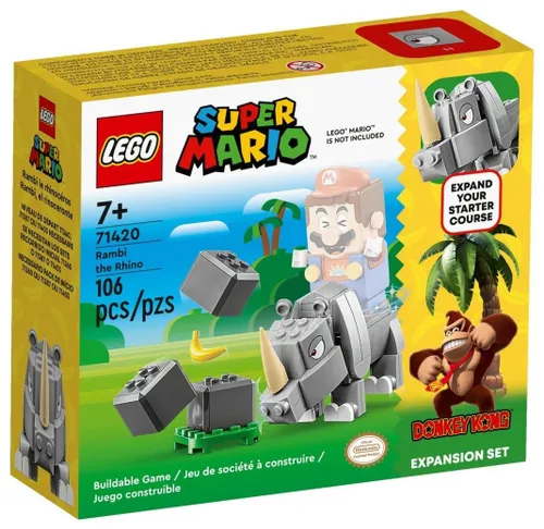 LEGO Super Mario 71420 Nosorożec Rambi — zestaw rozszerzający