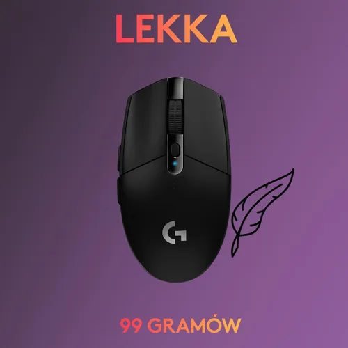 Myszka gamingowa Logitech G305 - czarny