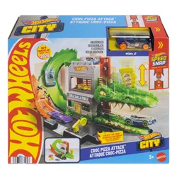 Tor Hot Wheels City Krokodyl Atak na pizzerię JHL93