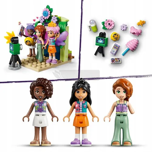 LEGO Friends 42702 Wróżkowa karuzela z kwiatami, zestaw klocków 7+