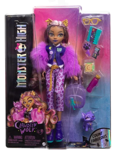 Lalka MONSTER HIGH Clawdeen HRP65