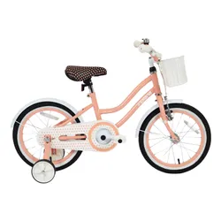 Rower dziecięcy INDIANA Pretty 16 cali dla dziewczynki Brzoskwiniowy